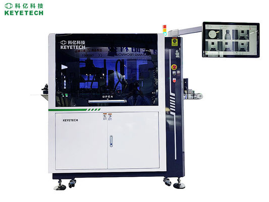 Un buon prezzo. Sistema di ispezione della visione delle bottiglie 220V Equipaggiamento di ispezione degli imballaggi per etichette curve in linea