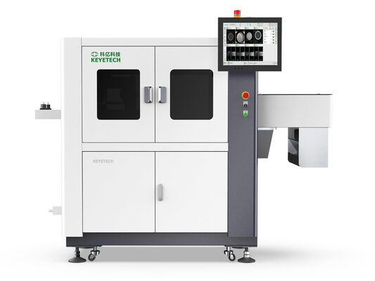 Bom preço. 9 câmeras Máquina de inspeção de visão AI com precisão de 0,1 mm e 99,9% de precisão para inspeção de garrafas on-line