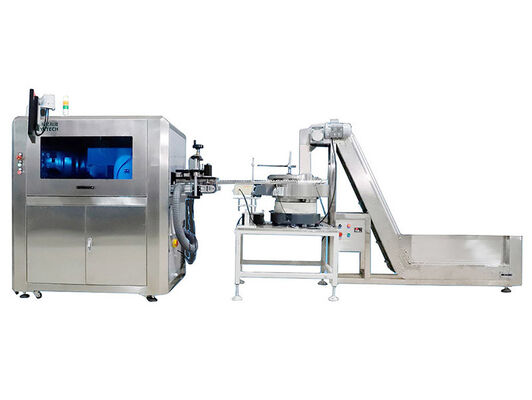 Un bon prix. Machine d'inspection visuelle IA pour bouchons compte-gouttes, haute vitesse, précision 0,1 mm, entièrement automatisée, algorithmes d'apprentissage profond IA en ligne