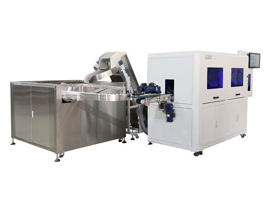 Un bon prix. Bouteilles d'emballage de produits laitiers Machines d'inspection de la vision en ligne alimentées par IA en ligne