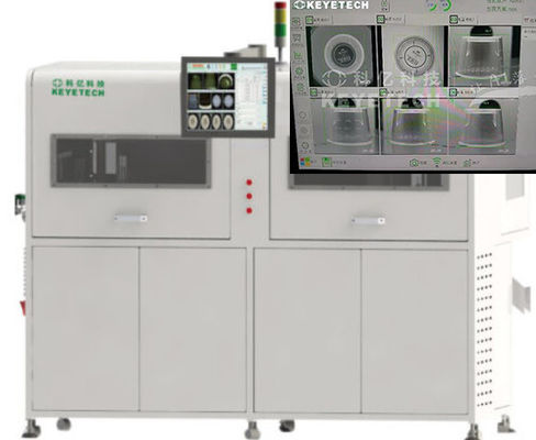 Good price AI Algorithm Auto Visual Inspection Machine For Cup Defectection 6 Camera online