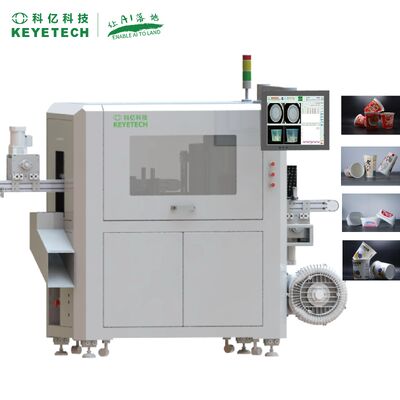 Un bon prix. Machine d'inspection visuelle IA avec une précision de 0,1 mm et une exactitude de 99,9 % pour une détection à 360° dans les produits IML en ligne