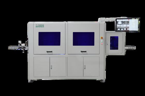 Un buon prezzo. Bottiglie di pesticidi PET Macchine di ispezione della visione AI 10 telecamere completamente automatizzate Ultimi algoritmi di intelligenza artificiale per il controllo della qualità delle bottiglie in linea