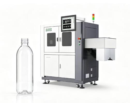 KEYETECH Full Automatic AI Vision Empty Bottle Inspection Machine With AI Algorithm For Pinhole & Crack Defect Checking